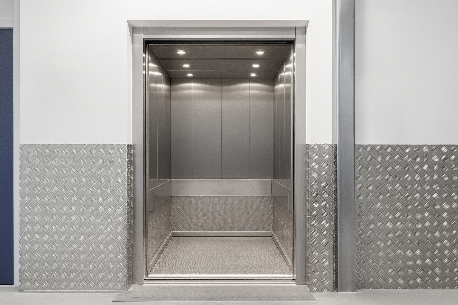 service lift, installing a goods or service lift